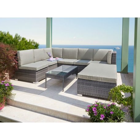 Malibu fonott műrattan szalon ülőgarnitúra szett -20%!!! 