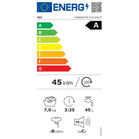 AEG Series 6000 7 KG A+++-30% Inverteres felültöltős mosógép LTR6E60379-30%!