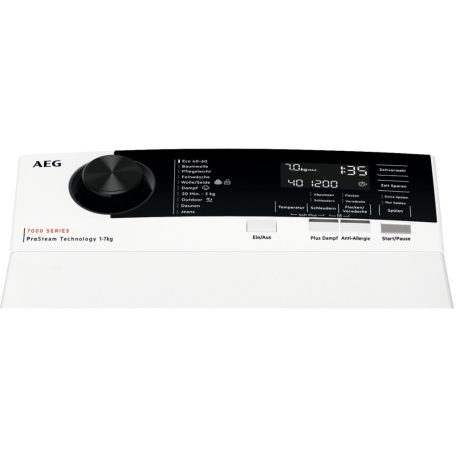 AEG Series 7000, 7 KG A+++-30% Inverteres, Gőzös felültöltős mosógép LTR7A37STL-35%!