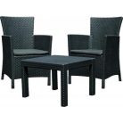 ALLIBERT Rosario balcony műrattan kerti bútor szett szürke -20%!!!