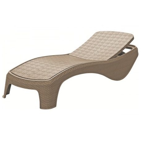KETER Atlantic műrattan napozóágy cappuccino -20%!!! 