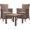   ALLIBERT Rosario balcony műrattan kerti bútor szett cappuccino -20%!!!