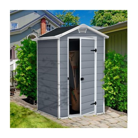 MANOR 4X3 SZERSZÁMOS HÁZ 128X94X196 CM SZÜRKE