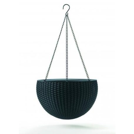 KETER Hanging sphere planter műrattan függő virágtartó -18%!!!