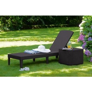 JAIPUR SUN LOUNGER Napozóágy whiskey barna -19%!!