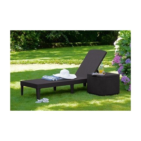JAIPUR SUN LOUNGER Napozóágy whiskey barna -19%!!