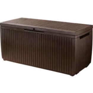   Curver SPRINGWOOD Storage box kerti tároló barna 305L-15%!!