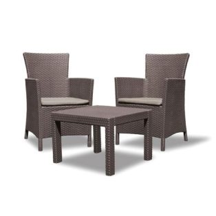   ALLIBERT Rosario balcony műrattan kerti bútor szett barna -20%!!!