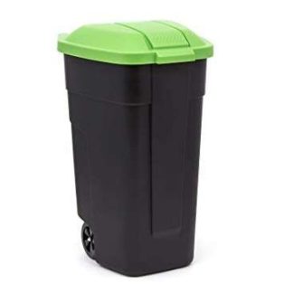   Curver Refuse Bin görgős szemetes 110 L fekete-zöld -20%!!