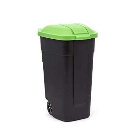 Curver Refuse Bin görgős szemetes 110 L fekete-zöld -20%!!