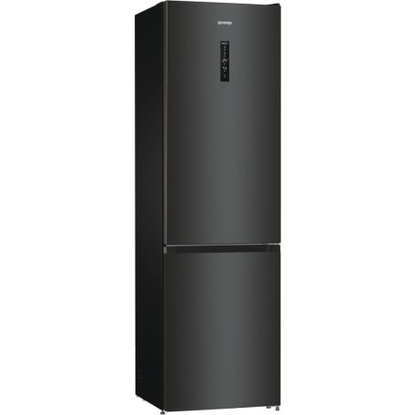 Gorenje NRK620B61BX4OT A+++-20% 331L, NoFrost, Inverteres kombinált hűtőszekrény FEKETE-27%!