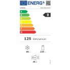 Gorenje NRK620B61BX4OT A+++-20% 331L, NoFrost, Inverteres kombinált hűtőszekrény FEKETE-27%!