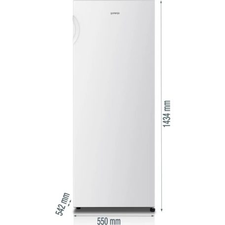 Gorenje 242 Literes A++ Energiaosztályú, CrispZone zöldségtárolós egyajtós hűtőszekrény R4142PW-13%!