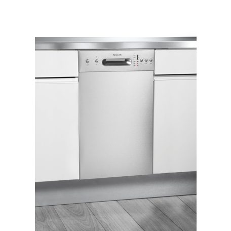 Hanseatic 9 terítékes A++ pult alá építhető KESKENY mosogatógép INOX HGU4582E97736BI-23%!