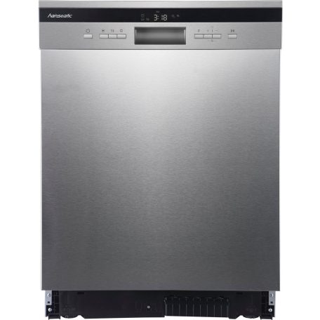Hanseatic 14 terítékes A+++  3 tálcás pult alá építhető mosogatógép INOX HGU6082C14T7735EI-25%!