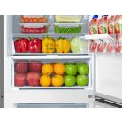 Hanseatic 336L A+++-20%, Total NoFrost kombinált hűtőszekrény INOX HKGKB20060BNFI-25%!