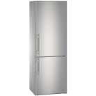 Liebherr 393L A+++, NoFrost, BluePerformance 70 cm széles kombinált hűtőszekrény INOX CBNes 5775-37%!