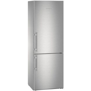   Liebherr 393L A+++, NoFrost, BluePerformance 70 cm széles kombinált hűtőszekrény INOX CBNes 5775-37%!