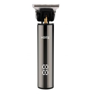   Voltz Akkumulátoros Haj- és szakállvágó, LCD, USB, FEKETE V51810F-20%!
