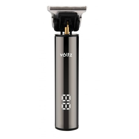 Voltz Akkumulátoros Haj- és szakállvágó, LCD, USB, FEKETE V51810F-20%!