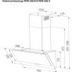   PHILCO 280 m3/h 60 cm széles döntött kürtős páraelszívó INOX PEW 296 X-27%!