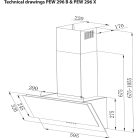PHILCO 280 m3/h 60 cm széles döntött kürtős páraelszívó INOX PEW 296 X-27%!