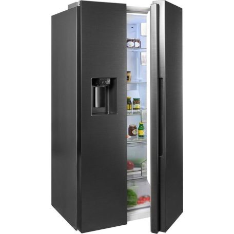 Samsung 634L A+++-20%, AI, NoFrost, Wifi, Inverteres víz és jégadagolós amerikai hűtőszekrény RS70F66KBFEF FEKETE-31%!