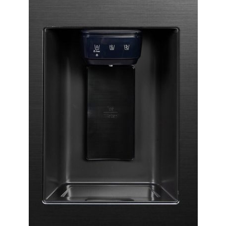 Samsung 634L A+++-20%, AI, NoFrost, Wifi, Inverteres víz és jégadagolós amerikai hűtőszekrény RS70F66KBFEF FEKETE-31%!