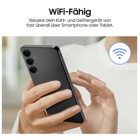 Samsung 634L A+++-20%, AI, NoFrost, Wifi, Inverteres víz és jégadagolós amerikai hűtőszekrény RS70F66KBFEF FEKETE-31%!