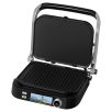   Sencor SBG 6238BK Intelligens kontaktgrill, Tapadásgátló felület, Csepegtető tálca, 2100W, Fekete-32%!!