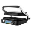   Sencor SBG 6238BK Intelligens kontaktgrill, Tapadásgátló felület, Csepegtető tálca, 2100W, Fekete-32%!!