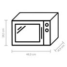 Whirlpool Bauknecht 25L Gőzös grilles mikrohullámú sütő INOX MW 254 SM-30%!