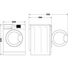Whirlpool Privileg 7 KG A+++-30% Inverteres, Gőzfunkciós, keskeny elöltöltős mosógép  PWF 774A MY TIME DE-25%!