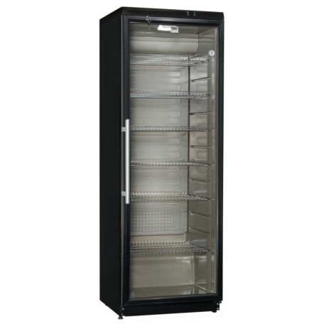 Whirlpool ADN 203B Üvegajtós hűtőszekrény, 350 l, fekete