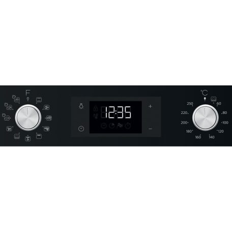 Whirlpool 71L, A+, hőlégkeveréses beépíthető sütő FEKETE OAS KC8V1 BLG-25%!