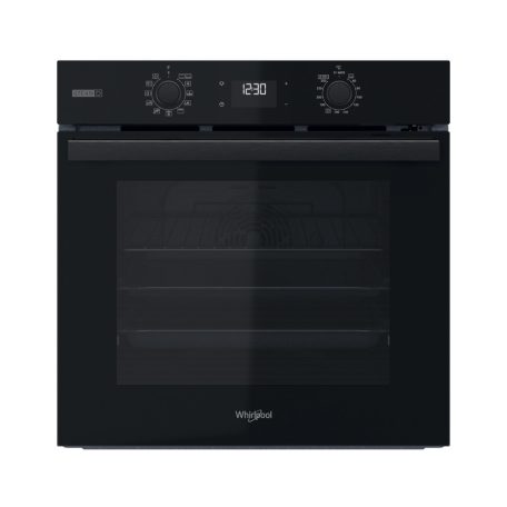 Whirlpool 71L, A+, Pirolítikus, hőlégkeveréses beépíthető sütő FEKETE OMSR58RU1SB-25%!