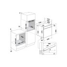 Whirlpool 71L, A+, Pirolítikus, hőlégkeveréses beépíthető sütő FEKETE OMSR58RU1SB-25%!