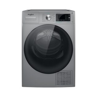   Whirlpool 9 KG A++ Energiaosztályú, 6. Érzék, 3Dry, FreshCare+ hőszivattyús szárítógép INOX W7 D93SB EE-27%!