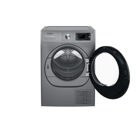 Whirlpool 9 KG A++ Energiaosztályú, 6. Érzék, 3Dry, FreshCare+ hőszivattyús szárítógép INOX W7 D93SB EE-27%!