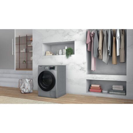 Whirlpool 9 KG A++ Energiaosztályú, 6. Érzék, 3Dry, FreshCare+ hőszivattyús szárítógép INOX W7 D93SB EE-27%!