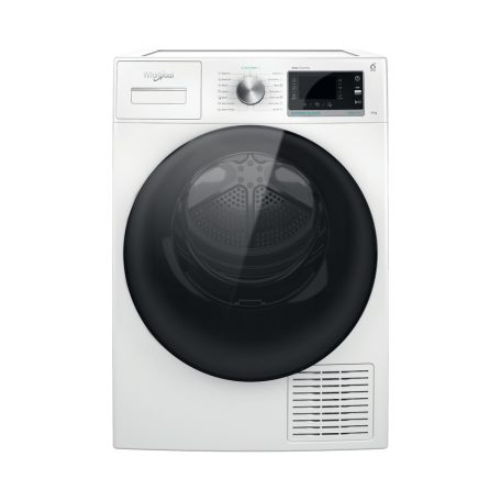 Whirlpool 9 KG, A+++, 6. érzékes, Inverteres, MAGYAR NYELVŰ hőszivattyús szárítógép W7 D94WB EE-30%!