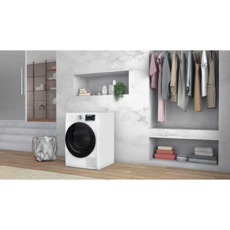 Whirlpool 9 KG, A+++, 6. érzékes, Inverteres, MAGYAR NYELVŰ hőszivattyús szárítógép W7 D94WB EE-30%!