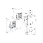Whirlpool 73L, A+, Pirolítikus, Gőzfunkciós, WiFi, 6. érzék, Magyar nyelvű beépíthető sütő FEKETE WOI9A8FPT2SBA-25%!