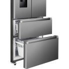 Hanseatic A++ 485L NoFrost franciaajtós vízadagolós amerikai hűtőszekrény  INOX HFD20070CWDI-24%!!
