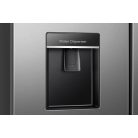 Hanseatic A++ 485L NoFrost franciaajtós vízadagolós amerikai hűtőszekrény  INOX HFD20070CWDI-24%!!