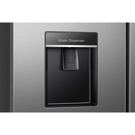Hanseatic A++ 485L NoFrost franciaajtós vízadagolós amerikai hűtőszekrény  INOX HFD20070CWDI-24%!!